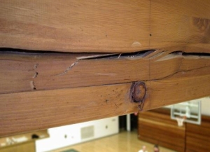 Repair and Reinforcement of Glulam Beams for Tinora High School